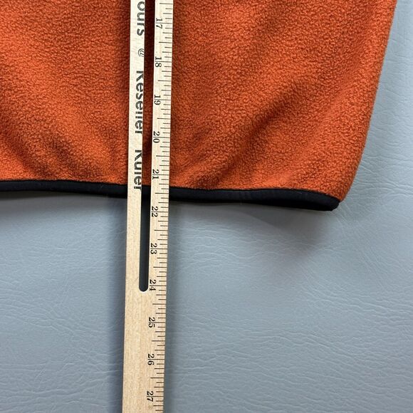 Patagonia Synchilla Snap T Jacket Boys Large Orange Gray 1/4 Snap Fleece 65572 - Picture 14 of 15